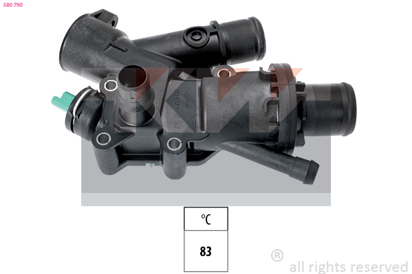 Termostat chladenia KW
